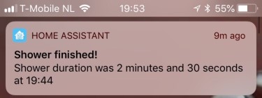 :size=300 Home Assistant iPhone notify