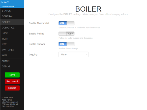 Example running in ESPurna